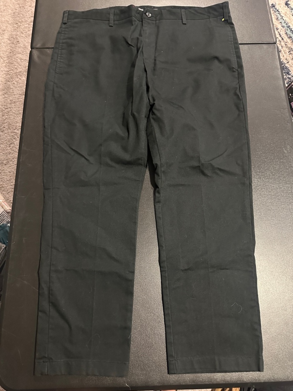 Van Heusen Black Straight-Leg Dress Pants